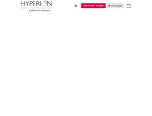 Tablet Screenshot of hyperion.com.au